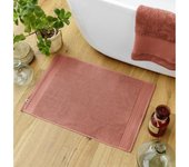Tapis de bain  Garance  50 x 70 cm / 100% Coton Bio / 600 gr/m² l'Effet Papillon - Garance Terracotta - Tapis de bain 50 x 70 cm - G