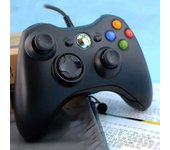 Cómodo controlador de juegos con cable para Microsoft Xbox360 PC