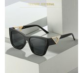 Gafas de sol de moda con patas ahuecadas, gafas de sol no polarizadas, accesorio de moda blanco