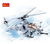 Serie militar Fuerza Aérea de la Guerra Mundial fuerzas blindadas AH-1Z avión Viper DIY modelo bloques de construcción juguetes regalos
