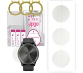 3x apgo Hydrogel Matte Screen Protector for Garmin Vivomove Trend, Hydrogel Film, Flexible, Soft TPU with positioning layer easy installation