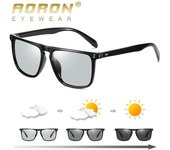 AORON Gafas de sol polarizadas fotocromáticas Gafas de sol clásicas de moda UV400 Gafas antideslumbrantes para hombres Without Case