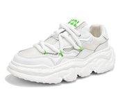 Nuevas zapatillas gruesas, zapatos informales transpirables para hombre, zapatillas deportivas para correr, zapatillas de baloncesto para hombre, zapatos de plataforma para correr para hombre, cómodos 39 negro