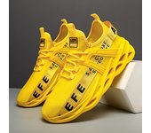 40-47 Zapatos deportivos voladores para hombre, zapatos para correr de verano, zapatos de red ligeros para respirar, zapatos de ocio para hombre 40 negro