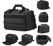 Bolsa táctica para armas con camuflaje 600D: a prueba de salpicaduras, bolso de hombro multifunción para deportes al aire libre y almacenamiento caqui