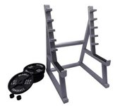 1 juego de soporte para barra con forma de bolígrafo, miniestante para sentadillas, adorno con barras y pesas, divertido organizador de escritorio para regalo de levantamiento de pesas OneSize