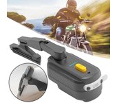 Limpiaparabrisas recargable para casco de motocicleta, universal, impermeable, USB, para la mayoría de viseras, minilimpiaparabrisas eléctrico.
