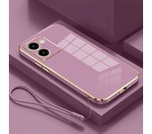 Para vivo Y36 5G funda vivo Y36 funda de teléfono vivo y36 y36 5G funda VIVO V2247 funda trasera cuadrada de lujo a prueba de golpes For vivo Y36 5G&Case & Strap blanco como la nieve