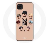 Coque pour Samsung Galaxy A22 5G BTS TinyTAN Animation Affiche RM Jin Suga J-Hope Jimin V Et Jungkoo