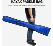 Bolsa para remo de kayak, bolsa de tela Oxford para almacenamiento de remo dividido, bolsa para remo al aire libre, remo de doble capa azul