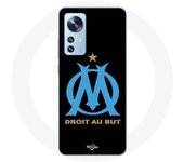 Coque pour Xiaomi Mi 12 / 12X Logo Olympique de Marseille Fond Noir