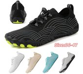 Zapatos de agua para hombres y mujeres, zapatos acuáticos de playa, sandalias de natación, drenaje, zapatos deportivos para vadear, navegación de secado rápido, pies descalzos, yoga, gimnasio, pesca, surf, zapatillas de deporte 36 negro