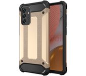 Hybrid Armor pancerne hybrydowe etui pokrowiec Samsung Galaxy A72 4G złoty