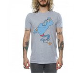 Aladdin - Camiseta clásica para hombre, diseño de genio XXL gris