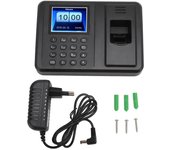 Máquina de control de asistencia con contraseña y huella dactilar con pantalla a color de 2,8 pulgadas, registrador de entrada de empleados