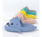 Shark Zapatos para niños, Sandalias de Verano para Parejas de Adultos para Hombres, Hogar para Hombres, Antideslizantes, Zapatillas de Dibujos Animados, Zapatillas Exteriores para Mujeres, Zapatillas para Padres e Hijos 30-31 negro