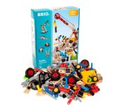 Juego de actividades BRIO Builder, piezas para niños de 3 años en adelante, juguete educativo, 34588 [210 en total] (Juguete de carpintero)