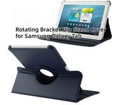 Funda con soporte giratorio de 360 grados y tapa de cuero con imán para tableta Samsung Galaxy Tab 2 10.1 GT-P5100 P5110 P5113 P7500 P7510 Tab 2 10.1 GT-P5100 rojo