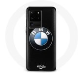Coque pour Samsung Galaxy S20 Ultra BMW Logo fond noir