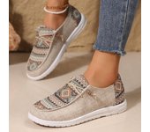 Zapatos casuales cómodos de verano y otoño, zapatos de lona para mujer, mocasines planos de marca a la moda para mujer 36 negro