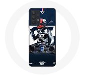 Coque pour Samsung Galaxy A32 5G Formule 1 Max Verstappen Pilote automobile F1 Bleu