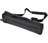 Estuche para flauta GALAX para tubo en C, acabado de piel de cordero de alta calidad, color negro 6FC BK