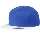 Yupoong Flexfit - Gorra unisex clásica Varsity Snapback One Size blanco/azul oscuro