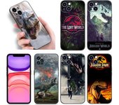 Funda de teléfono World Jurassic Park para Apple iPhone 12, 13, Mini, 11, 14, 15 Pro Max, 7, 8 Plus, X, XR, XS, SE 2020, 2022, funda de silicona negra iPhone 12 Pro Max