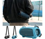 Estuche para altavoz Bluetooth ajustable, accesorios para altavoz inalámbrico JBL Charge 5 azul