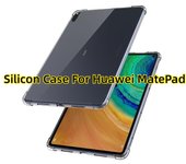 Funda de silicona para Huawei MatePad T5 10 9,6 M3 M5 Lite 8,0 8,4 10,1 10,4, funda transparente, funda trasera suave de TPU para tableta Matepad pro 10.4 transparente