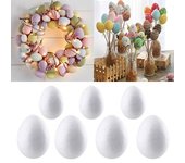 20 unids/bolsa conveniente huevo de espuma fácil uso poliestireno espuma DIY huevo de simulación de Pascua 4 cm