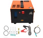 Compresor de aire PCP, bomba de pistola de aire de alta presión, convertidor de potencia incorporado, CC 12V para coche