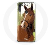 Coque pour Huawei p30 lite Quarter Horse Marron Race de cheval