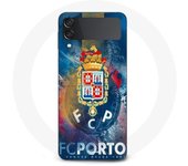 Coque Samsung Galaxy Z Flip4 fcp porto fond bleu