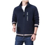 Nueva chaqueta polar con capucha para hombre, nueva chaqueta polar para exteriores y ocio, primavera y otoño M