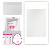 apgo Protective Skin Sticker for the back compatible with Lenovo M10 FHD REL, Wrap Film, Foil, Vinyl - Pattern Matte Transparent