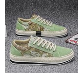 Zapatos de lona cómodos de moda para hombre, zapatos deportivos de verano informales de suela plana, zapatos de tela de caña baja para estudiantes, zapatos de marea 39
