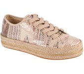 RIEKER Zapatillas deportivas, Zapatillas beige mujer 39 beige