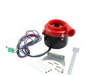 Válvula de alivio turbo electrónica Turbo eléctrico con soplador Turbo altavoz de aspiración natural rojo