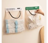 Caja de almacenamiento de bolsas de basura para bolsas de plástico, bolsas para colgar en la pared, bolsas de almacenamiento de malla lavables, soporte para bolsas de plástico, dispensador, herramientas de cocina