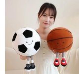 Nuevo muñeco de peluche de bebé de fútbol y baloncesto 28cm 0.25kg