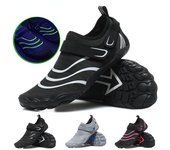 Zapatos de agua para hombres Zapatos acuáticos para mujeres playa descalzo Aqua Sandalias de natación Drenaje Zapatos para vadear Navegación Secado rápido Pesca Surf Zapatillas deportivas Ciclismo Calzado fitness 35 gris