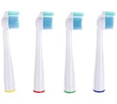 4 cabezales de cepillo de dientes eléctrico para Philips Soni Care Sensiflex Hx-2012Sf