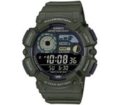 Casio Reloj digital para hombre con correa de resina de cuarzo WS-1500H-3BV 100M negro