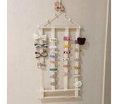 INS - Soporte para pinzas para el pelo de bebé, de madera, con forma de nube, para princesas, niñas, horquillas, diademas, colgantes, organizador de joyas, adornos de pared para colgar
