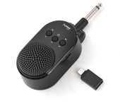 Amplificador de guitarra BT de 5 W, altavoz portátil enchufable para todas las guitarras eléctricas, instrumentos de viento y práctica negro
