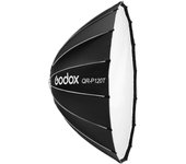 Godox QR-P150T Softbox parabólico de liberación rápida de 150 cm/59 pulgadas Softbox plegable profesional con 60cm negro