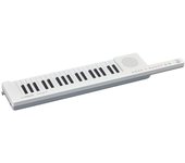 Teclado Yamaha Sonogenic de 37 teclas para hombro, compatible con smartphones, para principiantes, ligero, función JAM, 12 tonos, blanco, SHS-300WH blanco