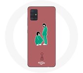 Coque pour samsung galaxy A71 Squid Game Ji Yeong Numéro 240 Et Kang Sae Byeok Numéro 067
