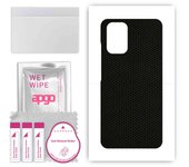 apgo Protective Skin Sticker for the back compatible with Xiaomi Poco M5s, Wrap Film, Foil, Vinyl - Pattern Matrix